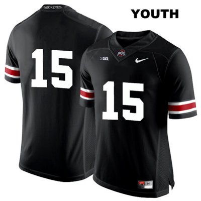 Youth NCAA Ohio State Buckeyes Josh Proctor #15 College Stitched No Name Authentic Nike White Number Black Football Jersey SG20X51JI